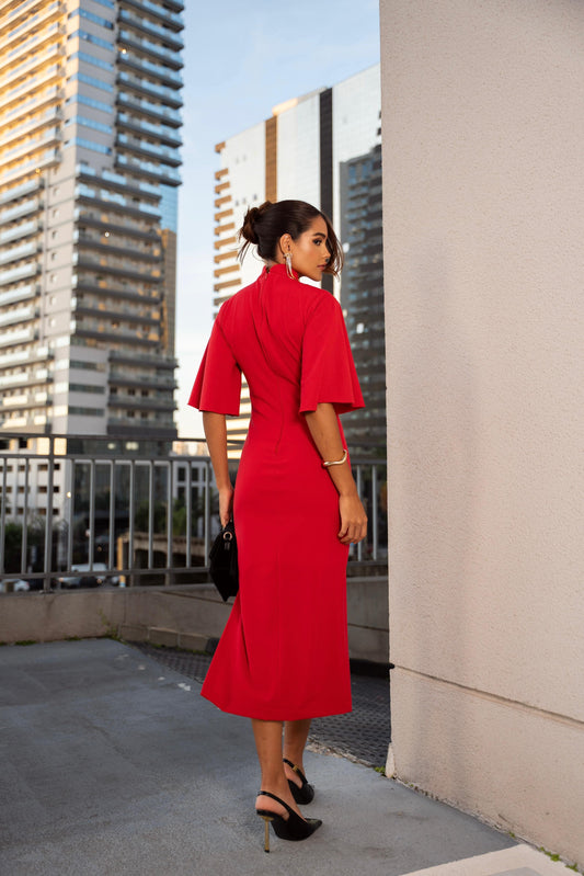 BOSS IN RED DRESS ❤️‍🔥✨