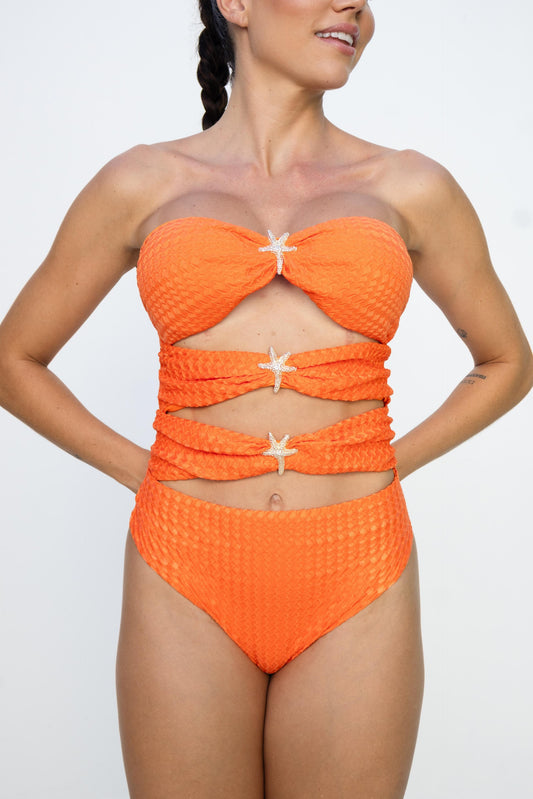 Starfish Cut-Out One-Piece – Bold & Beachy